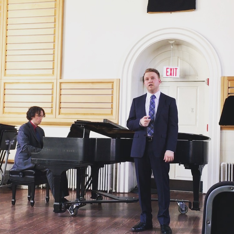 Senior voice recital, Holden Chapel